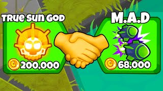 This True Sun God Combination DOMINATES Late Game Bloons TD Battles 2 [upl. by Stacia520]