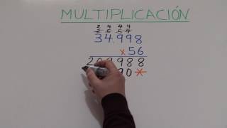 Multiplicaciones de 2 cifras [upl. by Georgena]