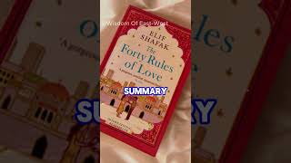 40 Rules Of Love By Elif Shafak  Rule No1 youtubeshorts history sprituality love bookreview [upl. by Keri647]