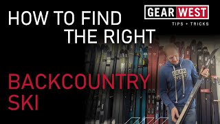 How to Choose the Right Backcountry XC Skis backcountryskiing nordicskis [upl. by Yrkcaz]