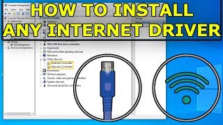 How to Install any Network Drivers Offline on Windows 78 and 10 Guide 2019 [upl. by Okim835]