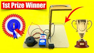 How To Make Earthquake Alarm Working Model Science Project [upl. by Sabec]