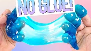 CLEAR SLIME NO GLUE [upl. by Nylecyoj]