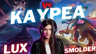 KAYPEA  LUX VS SMOLDER  MID GAMEPLAY  Patch 1419  Season 14  LeagueofLegends [upl. by Fergus]