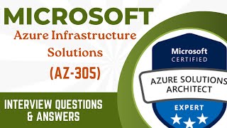 Part1 Microsoft AZ305  Designing Azure Infrastructure Solutions  Interview Questions amp Answers [upl. by Anna-Maria]