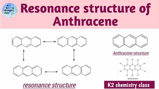 Resonance structure of anthraceneresonating structure of anthraceneresonance by khushboo yadav [upl. by Debbee]