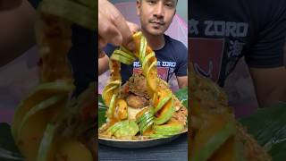 Fried chicken and veggies mukbang [upl. by Airamalegna]