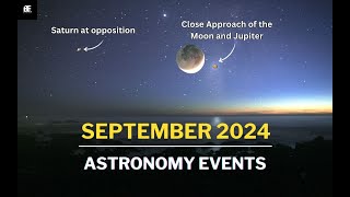 September 2024 Sky Guide MustSee Astronomical Events [upl. by Anole]