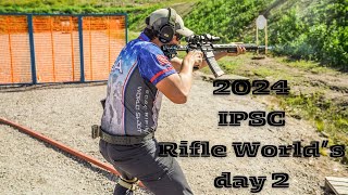 IPSC Rifle World Championship match day 2 ft kylelitziepracticalshootin361 and the US Mens team [upl. by Enidan]