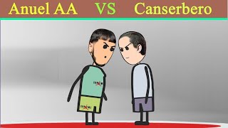 Anuel AA VS Canserbero  Rap épico [upl. by Munn489]