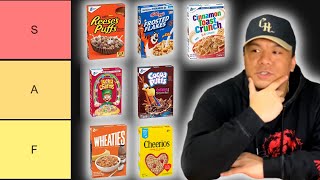 Ranking EVERY Cereal Tier List [upl. by Alrick]