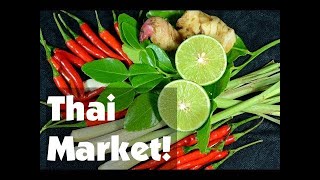 Thai Food Market What Is a Thai Food Market Like Thai Recipe  JoysThaiFood [upl. by Atled390]