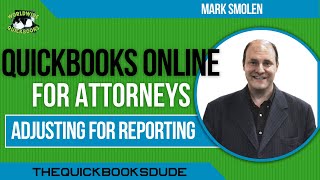 QuickBooks Online Attorneys Adusting Client Balances For Financial Statements [upl. by Siver]