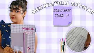 📚 MEU MATERIAL ESCOLAR 🖊 prt 2 papelaria materialescolar meumaterialescolar trend vlog viral [upl. by Amena470]