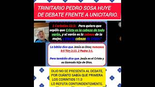 trinitario Pedro Sosa huyó al debate renunció despavorido [upl. by Ahseken]