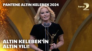 Meslekte 35 Yıl Ödülü – Müge Anlı  Pantene Altın Kelebek Ödülleri 2024 [upl. by Levania]