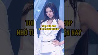 Top 10 idol nhỏ tuổi nhất kpop [upl. by Krucik481]