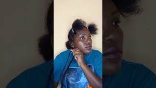 Easy no gel natural hair style protective style for natural hair without gel [upl. by Ailemaj]