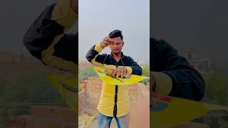 UNIQUE WAY KITE FLYING 😍 shorts pkcrazyexperiments [upl. by Iak491]