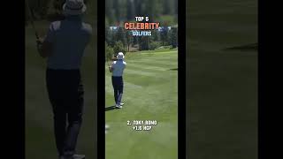 Top 5 celebrity golfers golf subscribe [upl. by Ydner]