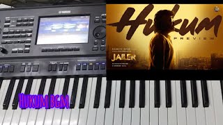 hukum song piano coverjailor movie rajnieasy piano tutorial [upl. by Anirtep]