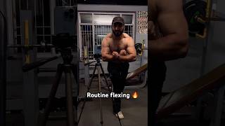 Routine flexing  strongman  national strongman  vishal thakur strongman [upl. by Nylatsirhc662]