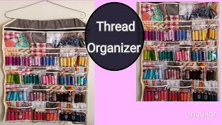 Sewing Thread Storage Organizer How To Make a Thread Organizer [upl. by Shyamal]