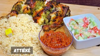 Attiéké Recipe  Attiéké au Poulet [upl. by Treiber]