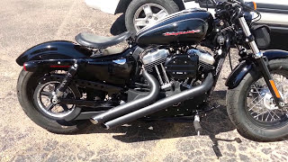 Harley Davidson Sportster 48 with Vance and Hines Side shots [upl. by Rebhun732]