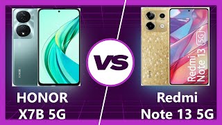 Honor X7b 5G vs Redmi Note 13 5G Which Wins [upl. by Naginarb551]