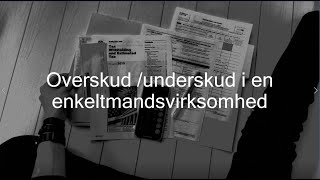 Grundkursus i kunstnerøkonomi 9  overskud og underskud i enkeltmandsvirksomhed [upl. by Fonsie]