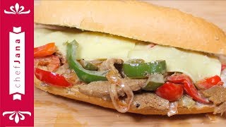 SEITAN VEGAN PHILLY CHEESESTEAK EASY SIMPLE INGREDIENTS [upl. by Ibby792]