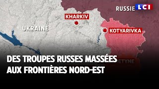 Des troupes russes massées aux frontières nordest [upl. by Michaela]