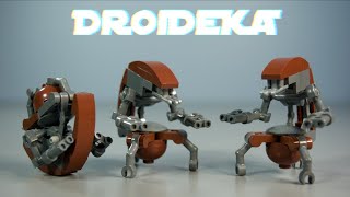 Custom LEGO Droideka MOC Build Tutorial [upl. by Ntsuj]