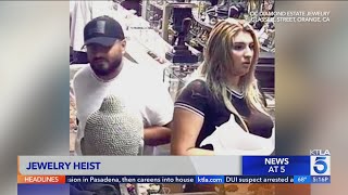 Police search for suspects who conned 100K worth of jewelry from Orange County store [upl. by Schober]