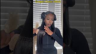 Straight U Part Wig Install Middle Leave Out  Natural Blending Tutorial ElfinHair [upl. by Tod]