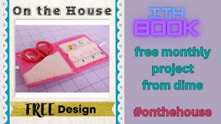 In the hoop needle book dime onthehouse free project [upl. by Epperson]