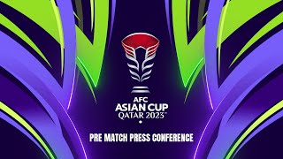 AsianCup2023  M25 Pre Match Press Conference  China PR [upl. by Blackmore]