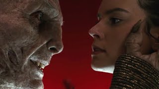 Snoke VS Rey and Kylo Ren epic scene  Star Wars The Last Jedi [upl. by Lothar]