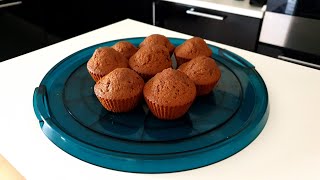 Muffins  Briose cu visine si ciocolata  Reteta simpla  Katys Food [upl. by Agretha]