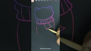 🐻ིྀ 🧣howtodraw easydrawing art drawing shorts [upl. by Valeria]