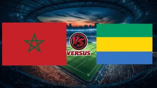 MOROCCO vs GABON  AFRICA CUP OF NATIONS 2025 QUALIFIERS [upl. by Myron]