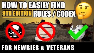 How to get free Warhammer 40k rules for newbies and Veterans 2022 BEST GUIDE [upl. by Yleak]