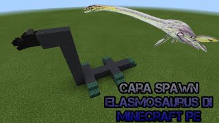 Cara spawn Elasmosaurus di minecraft pe [upl. by Issej]