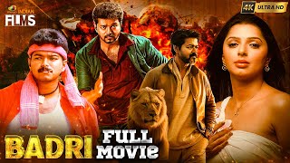 Badri Latest Full Movie 4K  Thalapathy Vijay  Bhumika  Kannada Dubbed  Mango Indian Films [upl. by Rebliw292]