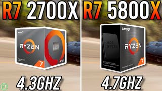 Ryzen 7 2700X vs Ryzen 7 5800X  Any Difference [upl. by Margaretta]