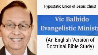 Hypostatic Union of Jesus Christ English Version 2575 [upl. by Elboa]