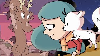 Gravity Falls Meets Over The Garden Wall Hilda Trailer REACTION [upl. by Eyatnod]