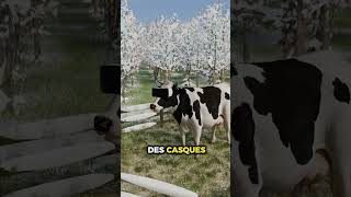 Pourquoi les vaches portentelles des lunettes de réalité virtuelle en Russie  shorts factsvideo [upl. by Asreht522]