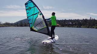 Intro to windsurfing [upl. by Milurd]